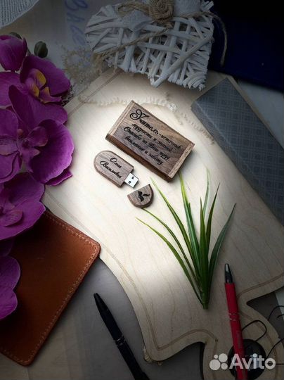 Usb деревянная флешка 32 гб флеш карта