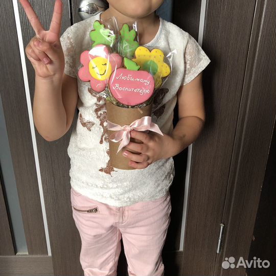 Букет из пряников на день воспитателя