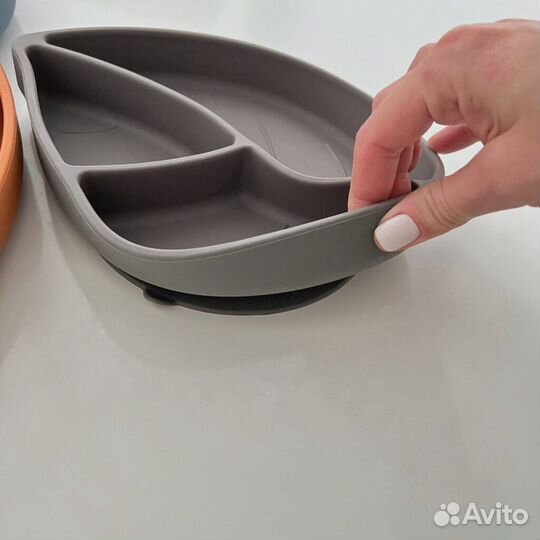 Силиконовая тарелочка+кружка в подарок