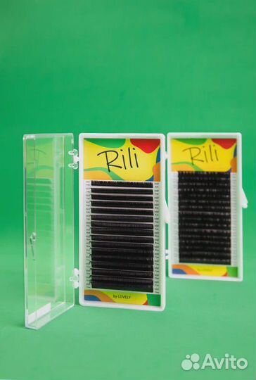 Ресницы Черные Rili - 16 линий D