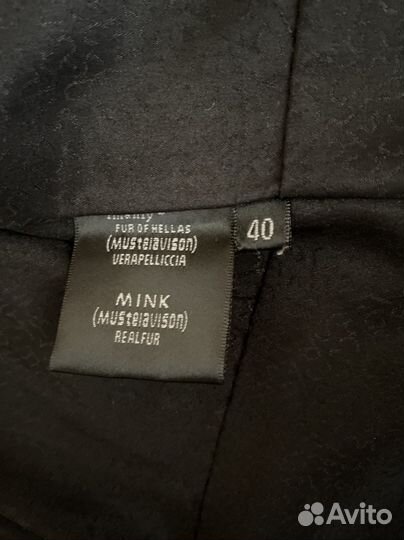 Шуба норковая с капюшоном