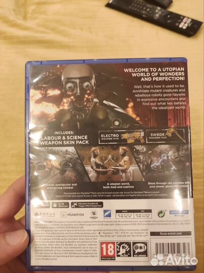 Atomic heart ps5 диск