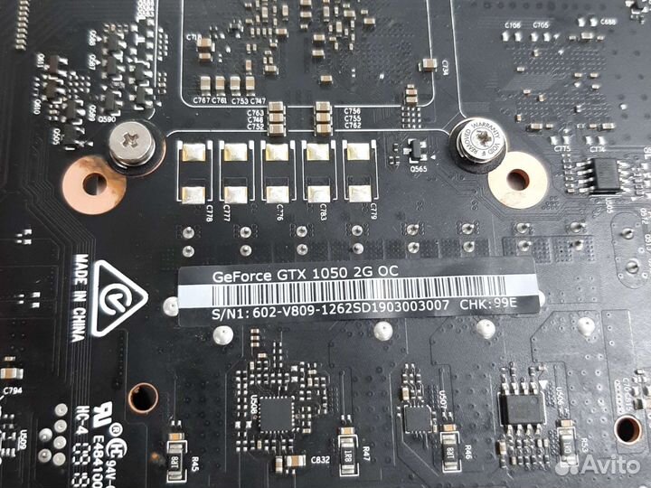 Видеокарта MSi Gtx 1050 2 Gb