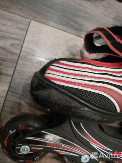 Роликовые коньки с защитой