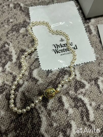 Оригинал Vivienne Westwood Жемчужное Ожерелье New