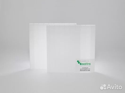 Сотовый поликарбонат 4мм 0,75 кг novattro(Казань)