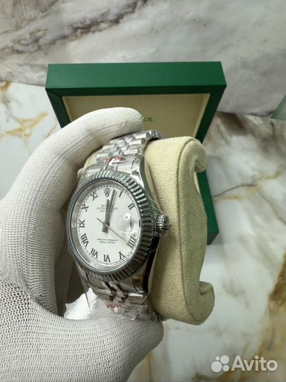 Наручные часы rolew datejust 41mm white