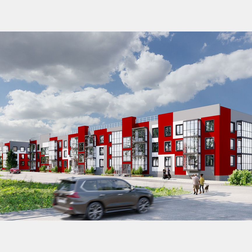 2-к. квартира, 56,4 м², 1/3 эт.