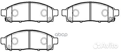 Колодки торм. HP9293 HSB