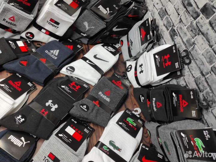 Носки Nike Adidas Puma Reebok