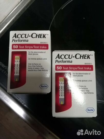Тест полоски Accu Chek performa