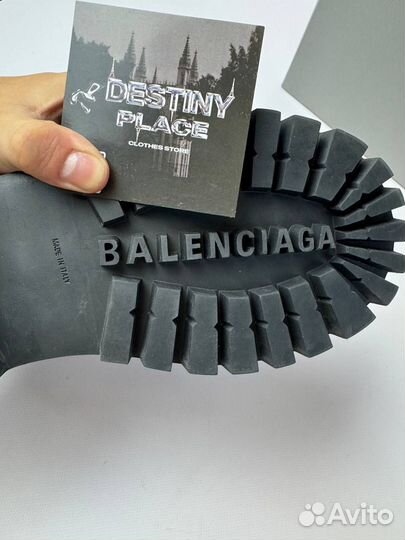 Ботинки Balenciaga canvas strike boots