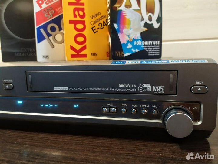 DVD S-VHS HiFi Ресивер 6Head Tuner Amplifier Samsu