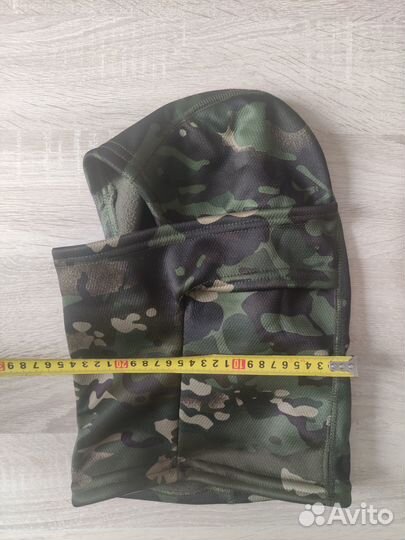 Балаклава теплая флисовая камуфляж