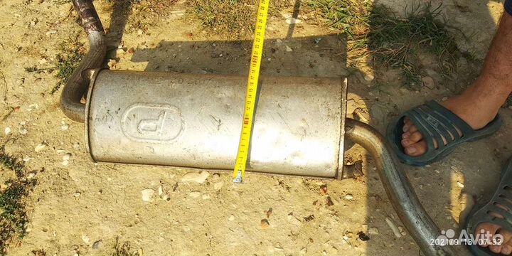 Глушитель на audi 80 polmostrow 0102