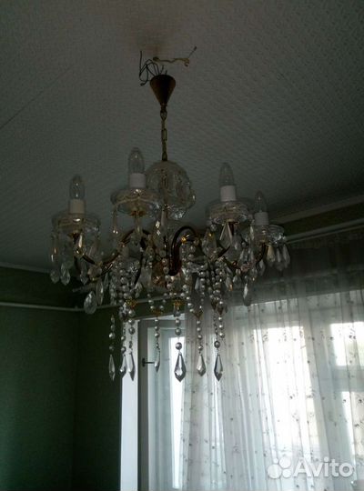 Люстра хрустальная, СССР