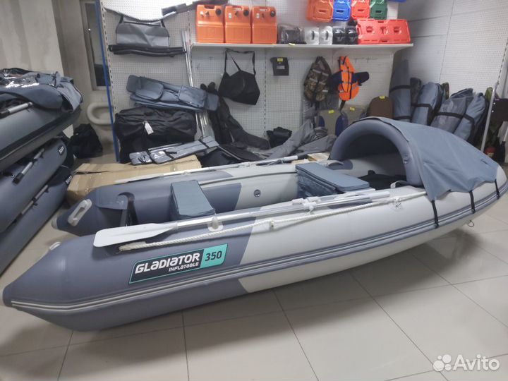 Лодка пвх Gladiator Е 350 pro