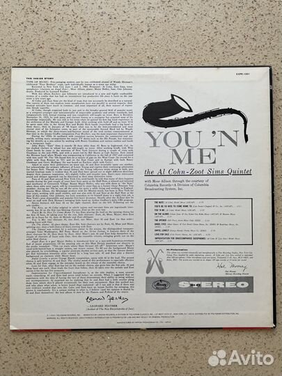 Herb Geller/ Al Cohn - Zoot Sims/ LP Jazz