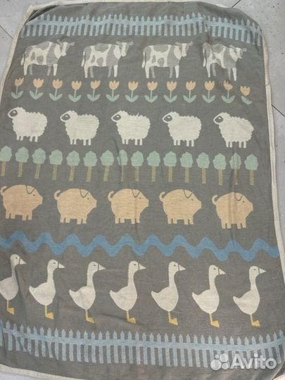 Винтажный тканый коврик Считалочка 160/120