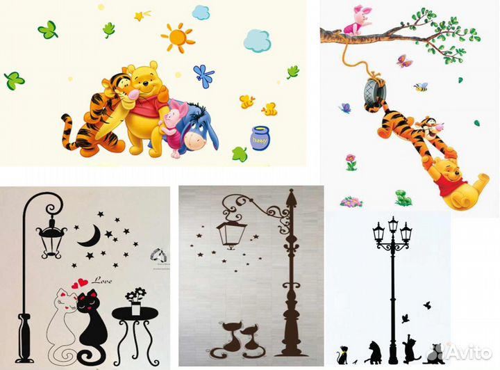 Наклейки интерьер