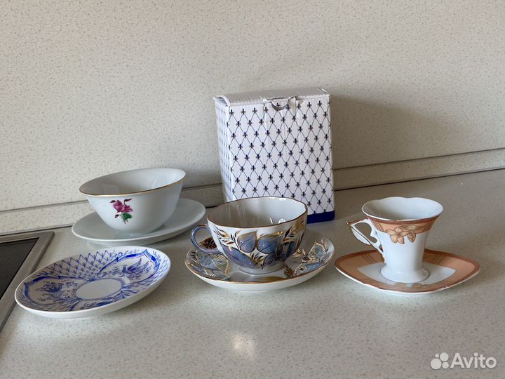 Чайная пара лфз, кофейная пара pilar,Гиацинт