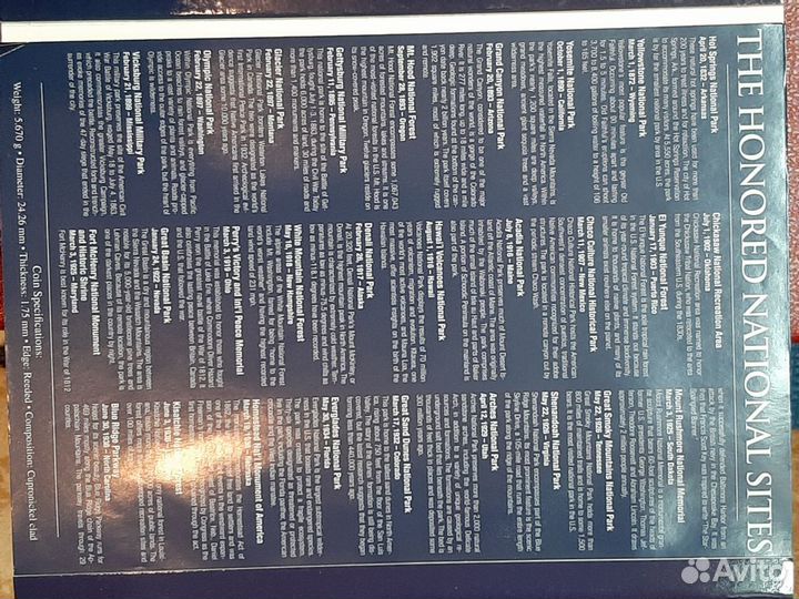 Альбом для монет 25 центов США 