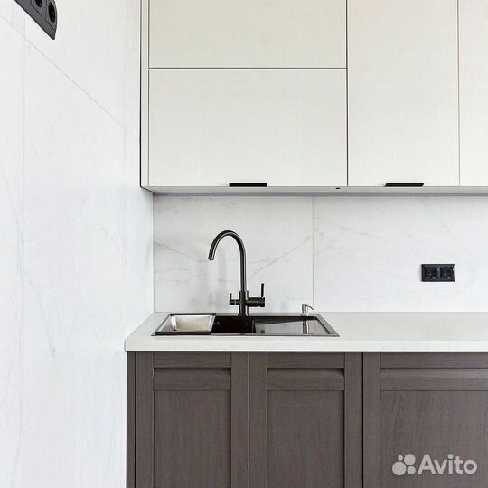 Прямой кухонный гарнитур 