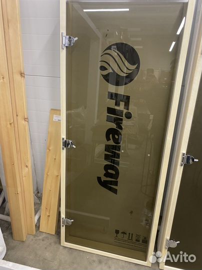 Дверь для бани стеклянная 1.9х0.7 Бронза