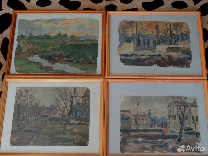 Картины маслом из серии 30-40годов