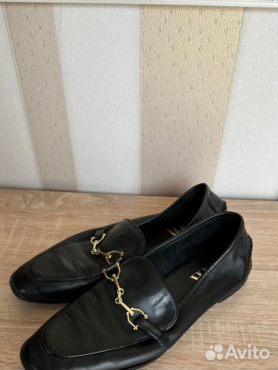 Лоферы женские Zara натуральная кожа 39 размер