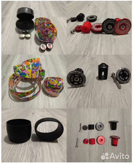 Обмотка на руль заглушка фиксирующее кольцо грипса