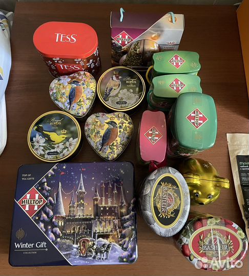 Чай в красивых баночках