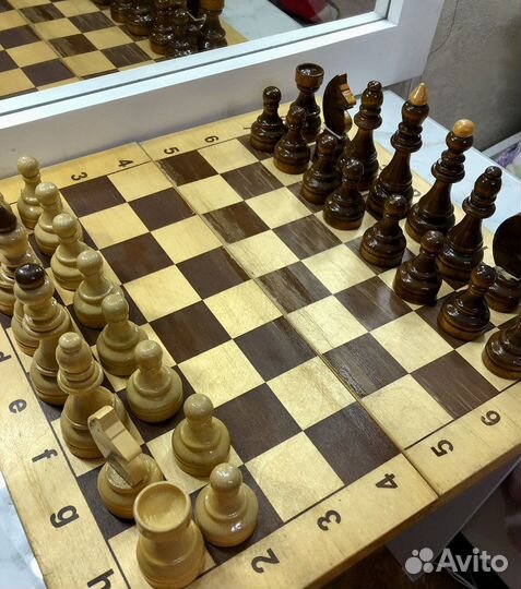 Шахматы деревянные