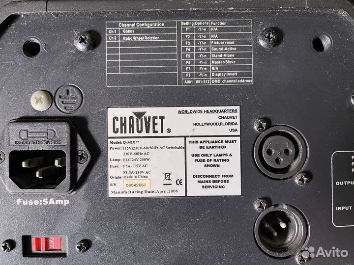 Световой прибор Chauvet Q-Mix