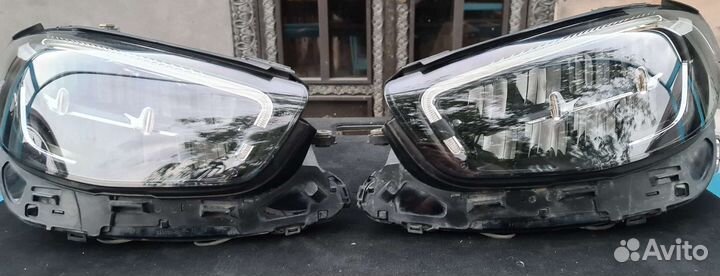 Передние фары Mercedes W213 рест
