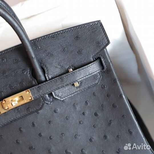 Сумка Hermes Birkin 25 Ostrich Black