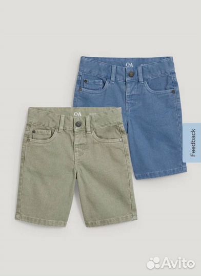 Джинсовые шорты комплект C&A 104