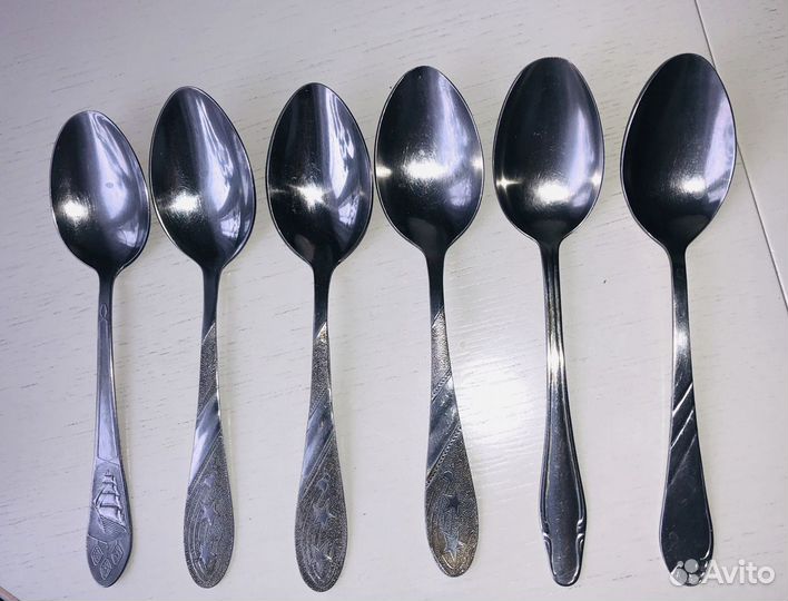 Столовые ложки, ножи, вилки СССР
