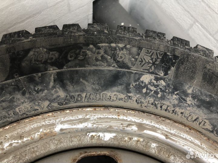 Колеса r15 с зимними шинами Michelen x-ice north 4