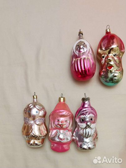 Елочные игрушки СССР