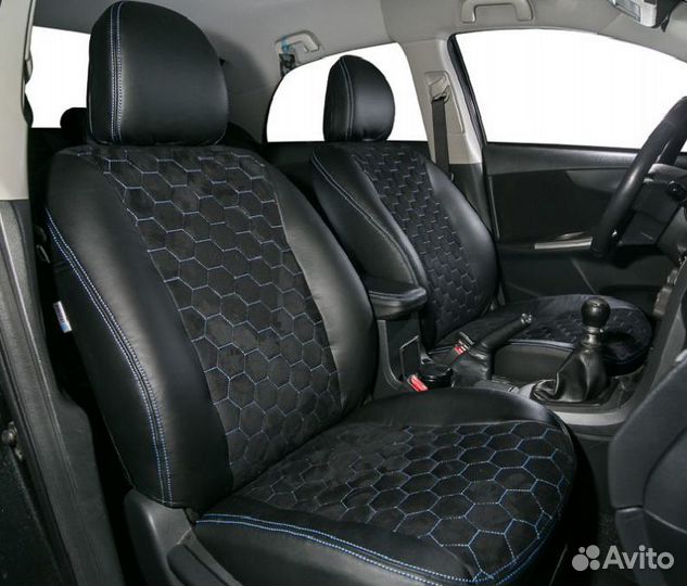 Авточехлы из экокожи для Tоyota Corolla E140/E150