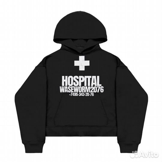Худи waseworm hospital