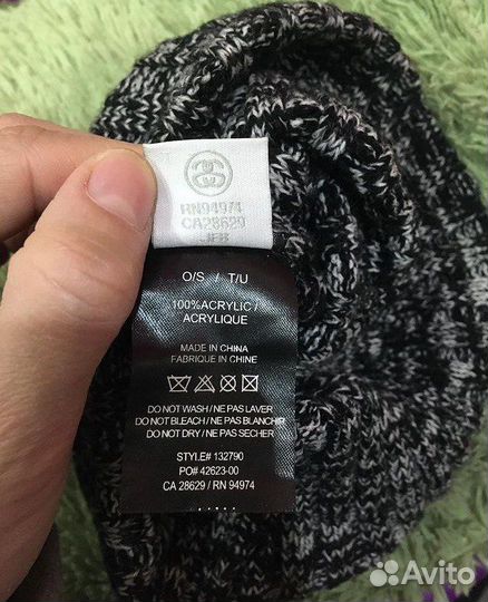 Шапка с помпоном Stussy оригинал