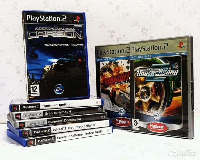 Ассортимент гонок для PS2