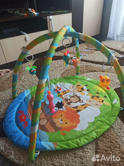 Детский игровой коврик с дугами