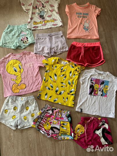 Пакет летних вещей для девочки 110-116