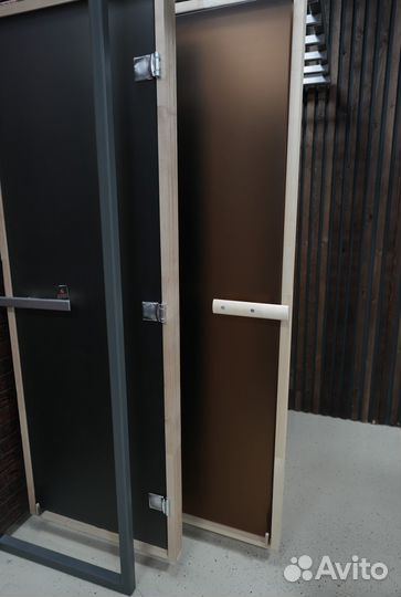 Дверь для бани стеклянная