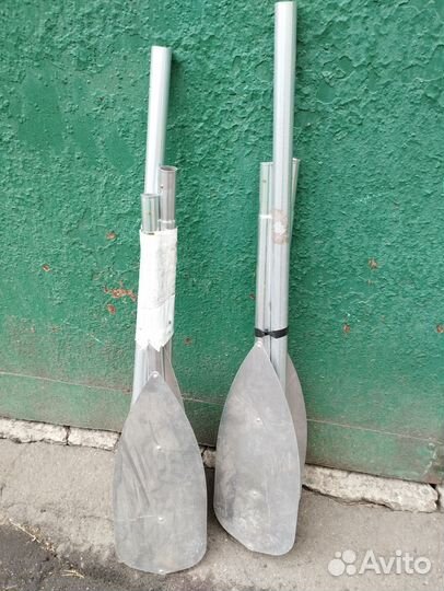 Весла новые для байдарок 220-240см пластик, дюраль