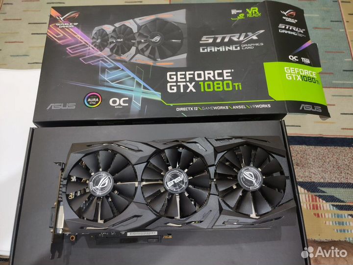 GTX 1080 TI asus ROG strix