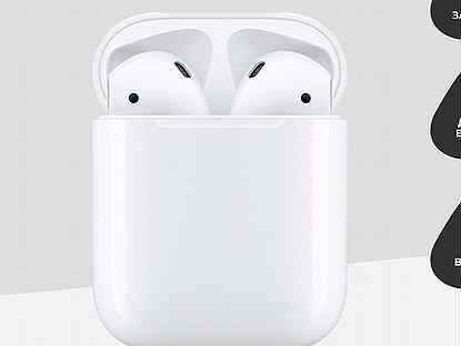 Наушники Apple AirPods 2 (новыe, доставка)